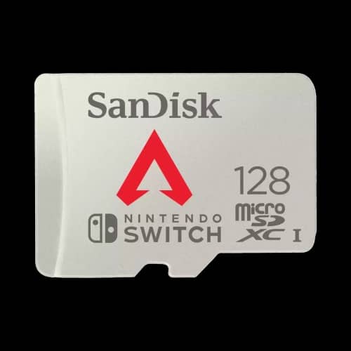 Tarjeta de Memoria Sandisk MicroSDXC 128GB UHS-I Card C10 U3 100Mb for Nintendo Switch Apex Legends Edition