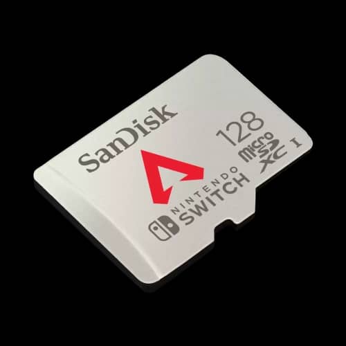 Tarjeta de Memoria Sandisk MicroSDXC 128GB UHS-I Card C10 U3 100Mb for Nintendo Switch Apex Legends Edition