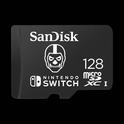 Tarjeta de Memoria Sandisk MicroSDXC 128GB UHS-I Card C10 U3 100Mb for Nintendo Switch Fortnite Edition
