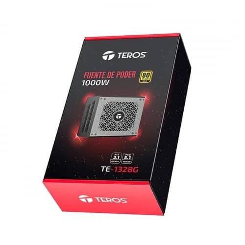 Fuente Teros TE-1328G 1000w 80 Plus Gold ATX 3.1 Full Modular