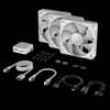 Kit de inicio de ventiladores CORSAIR iCUE LINK RX120 RGB 120 mm X3 blanco