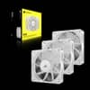 Kit de ventiladores CORSAIR PWM de 120 mm RS120 x3 blanco