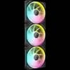 Kit de ventiladores CORSAIR iCUE LINK LX120 RGB de 120 mm x3 negro