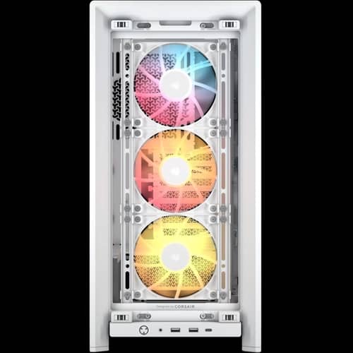 Gabinete CORSAIR FRAME 4000D RS ARGB Mid Tower Blanco