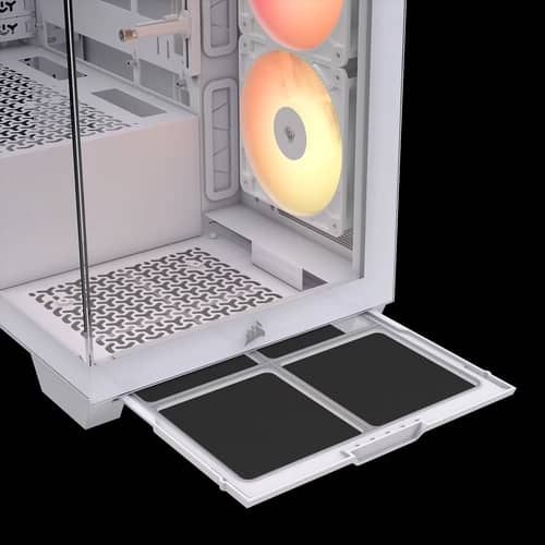 Gabinete CORSAIR 3500X RS-R ARGB Mid Tower Blanco