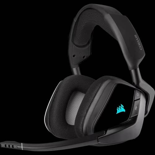 Auriculares gaming CORSAIR VOID RGB ELITE Wireless 7.1 carbón