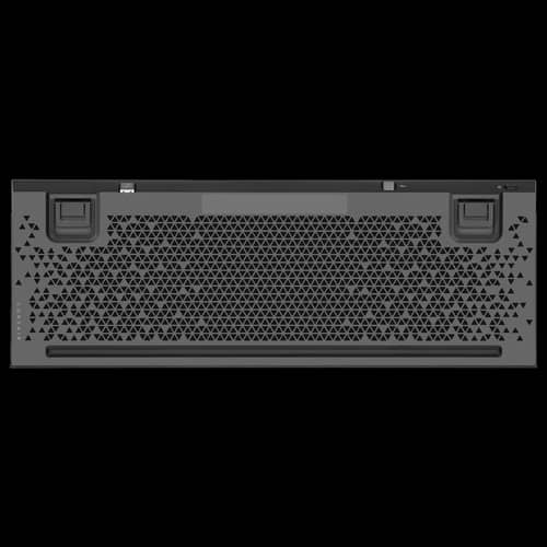 Teclado gamer CORSAIR RGB ultradelgado K100 AIR WIRELESS CHERRY MX Ultra Low Profile