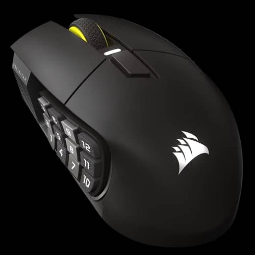 Mouse gamer CORSAIR MMO SCIMITAR ELITE Wireless SE, gris metálico
