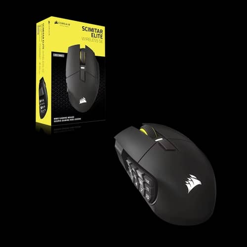 Mouse gamer CORSAIR MMO SCIMITAR ELITE Wireless SE, gris metálico