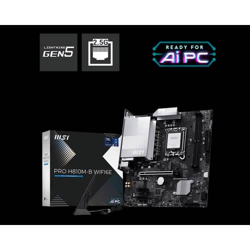 Motherboard MSI PRO H810M-B WIFI6E LGA 1851 DDR5