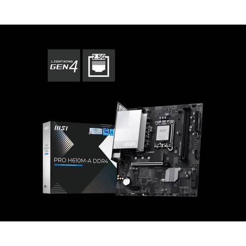 Motherboard MSI PRO H610M-A LGA 1700 DDR4
