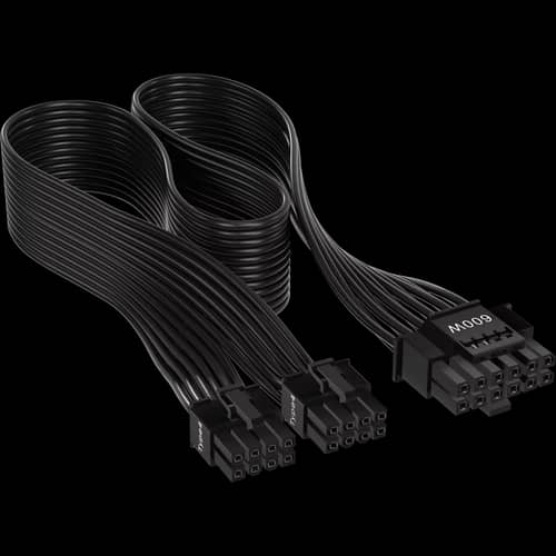 Cable de alimentación de PSU de tipo 4 PCIe 5.1 12V-2x6 de 600 W