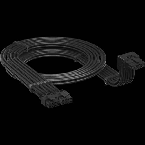 Cable estilo A de 12 V y 2 x 6 de 90° para fuente de alimentación tipo 5 de CORSAIR