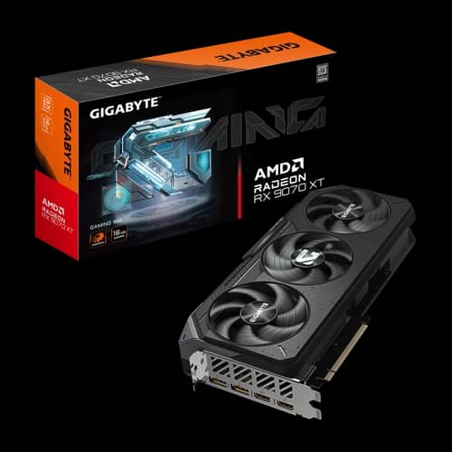 Placa de Video GIGABYTE AMD Radeon RX 9070 XT GAMING 16G