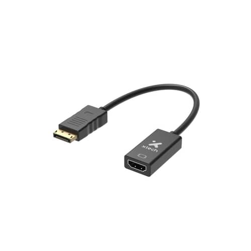 Adaptador Xtech, Displayport macho a Hdmi hembra ,