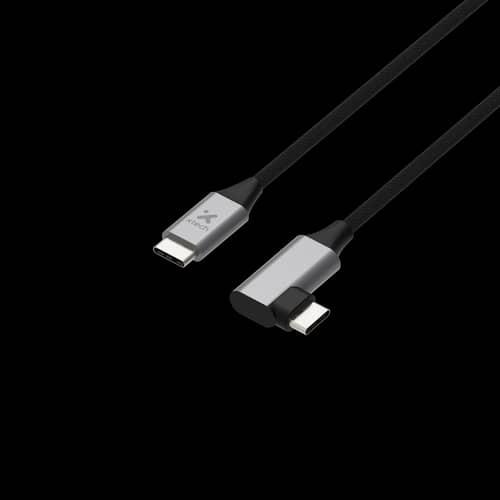 Cable Xtech USB C 2,0 macho a macho en L 3m