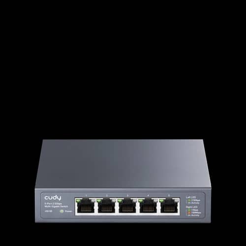 Switch Cudy 5 puertos 2.5Gbps Gigabit