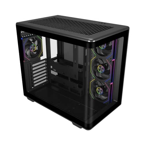 Gabinete Cooler Master Elite 600 Black Vidrio Temp