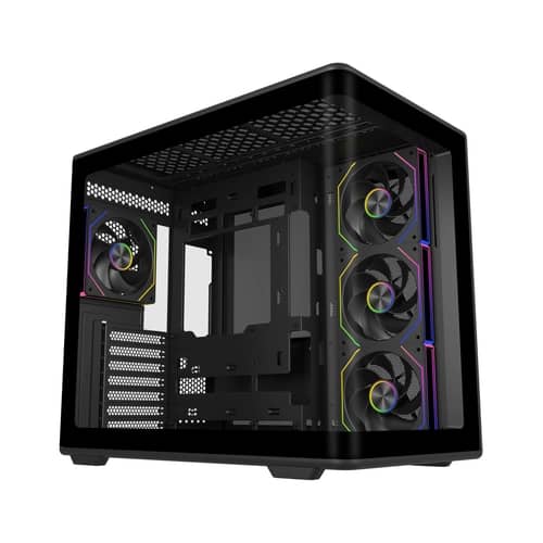Gabinete Cooler Master Elite 600 Black Vidrio Temp
