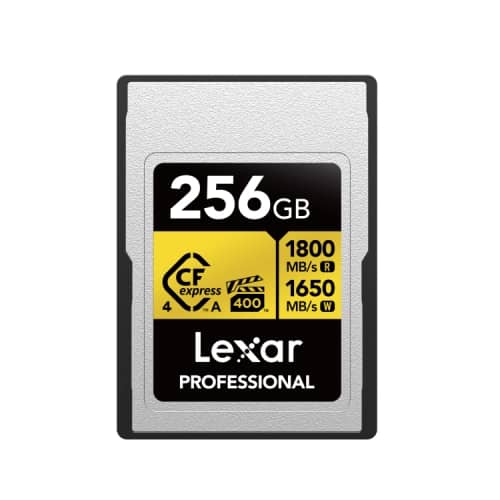 Tarjeta SILVER CFexpress Lexar 256GB 4.0 Gold