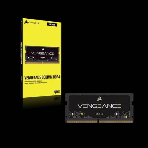 Memoria Ram SODIMM CORSAIR VENGEANCE 8GB DDR4 3200MHz CL22 1.20V Single Negro
