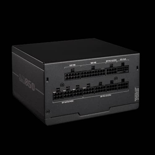 Fuente Cooler Master MWE Gold V3 ATX 3.1 850W Full Modular 80 Plus Gold Black
