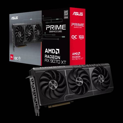 Placa de Video ASUS AMD Radeon PRIME RX9070XT O16G