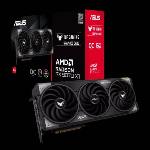 Placa de Video ASUS AMD Radeon TUF RX9070XT O16G G