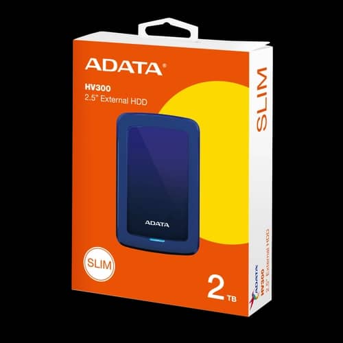 Disco Externo HDD ADATA AHV300 2TB Blue USB 3.2