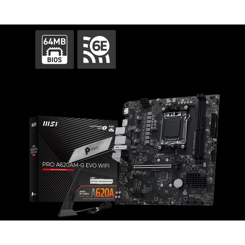Motherboard MSI PRO A620AM-G EVO WIFI AM5 DDR5
