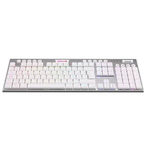 Teclado Inalámbrico Redragon Horus RGB K619 Blanco