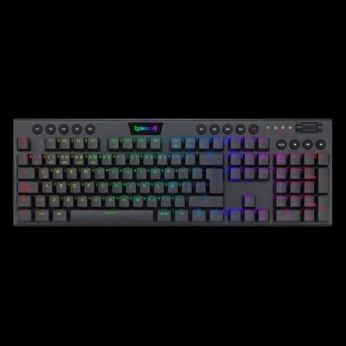 Teclado Redragon Horus RGB K619 Negro