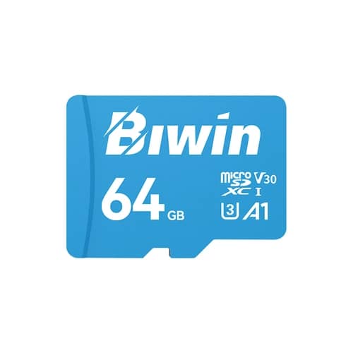 Tarjeta de Memoria BIWIN MS100 64GB MicroSDXC A1 100MB/s U3 V30