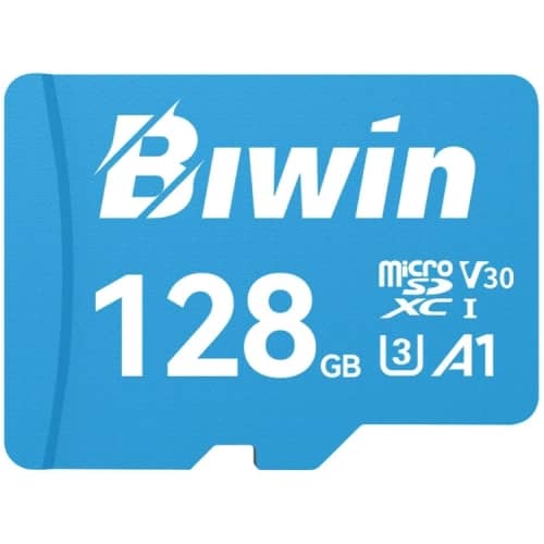 Tarjeta de Memoria BIWIN MS100 128GB MicroSDXC A1 100MB/s U3 V30