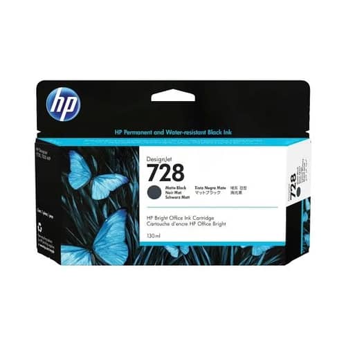 Cartucho de Tinta  Plotter HP 728 Negro Mate