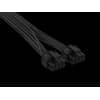 Cable Premium con funda 2x 8-Pin PCIe 12V y 2x6 600W Type 4 Negro