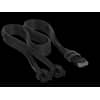 Cable Premium con funda 2x 8-Pin PCIe 12V y 2x6 600W Type 4 Negro