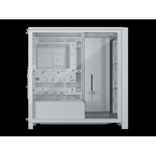 Gabinete CORSAIR FRAME 4000D RS Wood Mid-Tower, Blanco / Madera