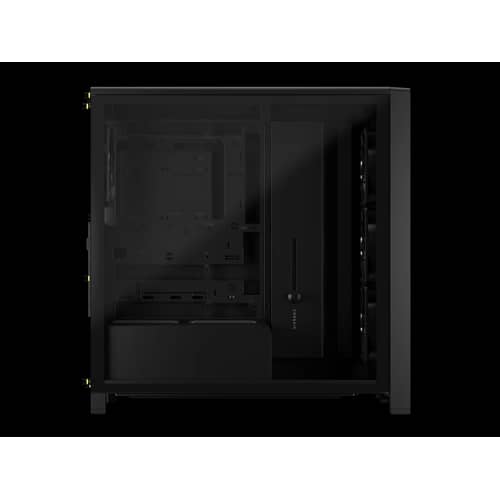 Gabinete CORSAIR FRAME 4000D RS Wood Mid-Tower, Negro / Madera