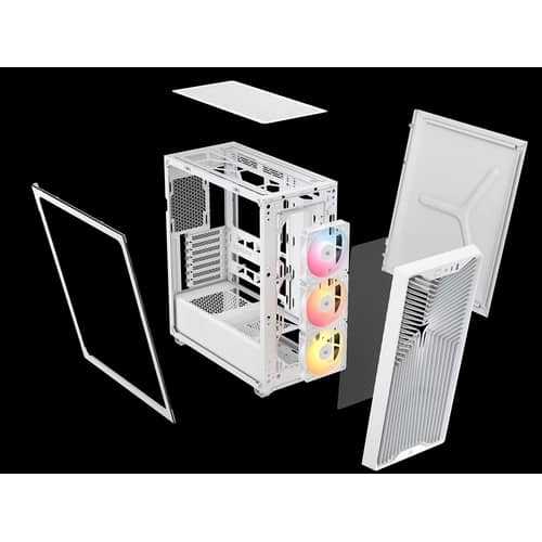 Gabinete CORSAIR 3200D RS ARGB Mid-Tower Performance Case Blanco