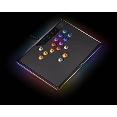 Controlador de juegos CORSAIR Novablade Pro Wireless Hall Effect Leverless Controller RGB LED MGX v2 Negro