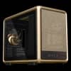 Gabinete Cooler Master MasterFrame 400 Mesh Gold Mini Tower 1 Fan 140mm Tempered Glass Gold s/Fuente