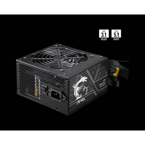 Fuente MSI MAG A650GN II 650W 80 Plus Bronze ATX Cable USA