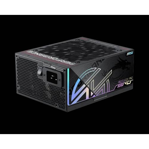 Fuente MSI MPG AI1600TS PCIE5 1600W 80 Plus Titanium Cable USA
