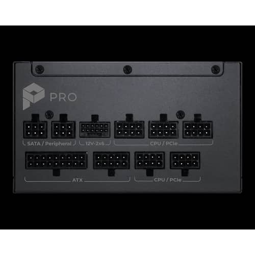 Fuente MSI PRO A1000PL PCIE5 1000W 80 Plus Platinium Cable USA
