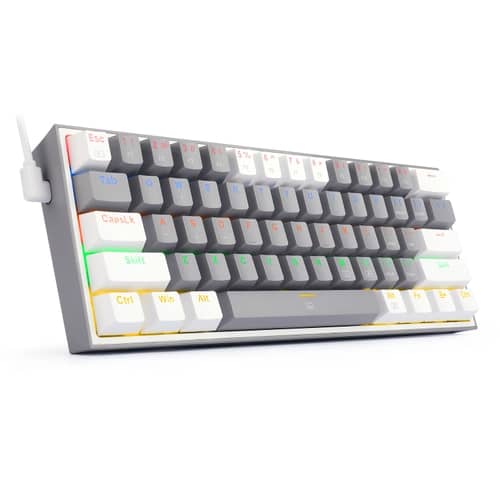Teclado Inalámbrico Fizz Pro K616 Gris/Blanco