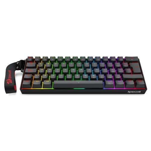Teclado Redragon Fizz K617 Magnético Negro