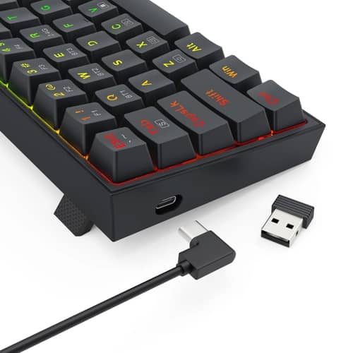 Combo Teclado y Mouse Inalámbrico Redrago S136