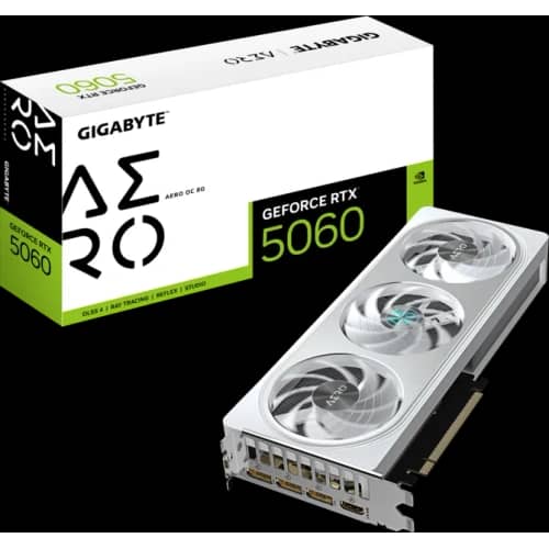 Placa de Video GIGABYTE NVIDIA GeForce RTX 5060 AERO OC 8G