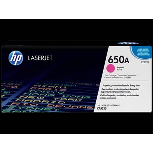 Cartucho de toner 650A Magenta LaserJet